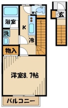 アクティブ シックスの物件間取画像